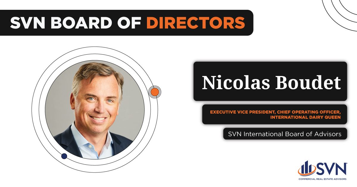 SVN® Forges Ahead In New Growth Phase With Global Hospitality Leader, Nicolas Boudet, Joining Board of Directors