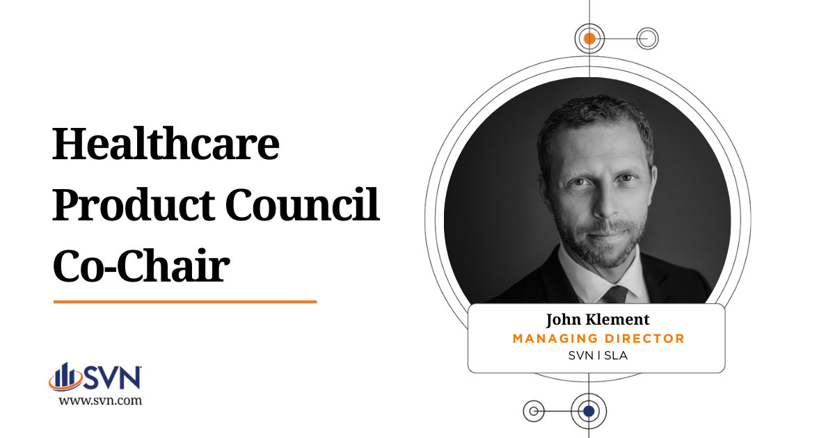 Global Commercial Real Estate Brand SVN® Appoints New Healthcare Product Council Co-Chair
